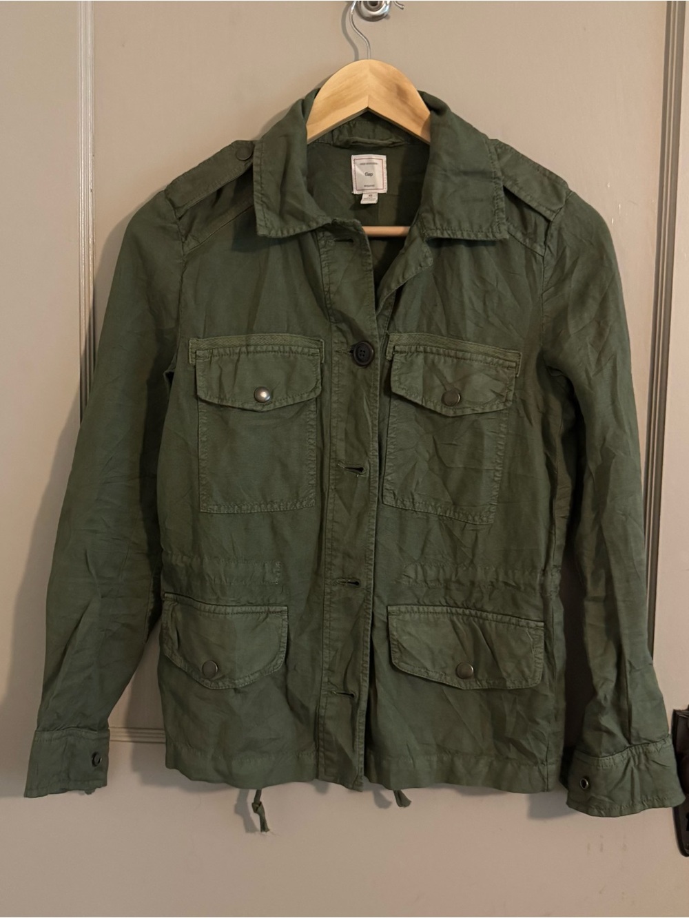 Olive Green Utility Jacket - Women